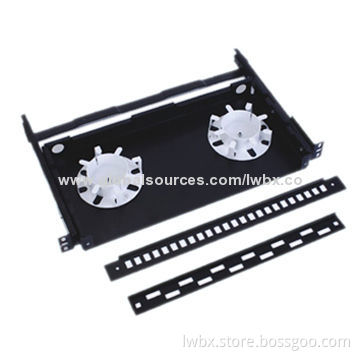 Adjustable LWL Splice Box 1U for 24xST/SC
